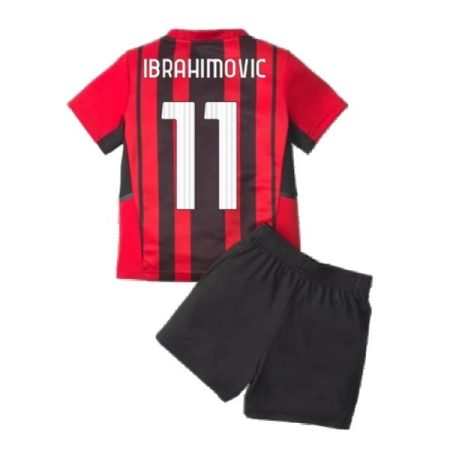 Camisolas de Futebol AC Milan Zlatan Ibrahimović 11 Criança Principal 2021-22